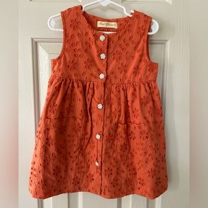 NWT coral toddler dress